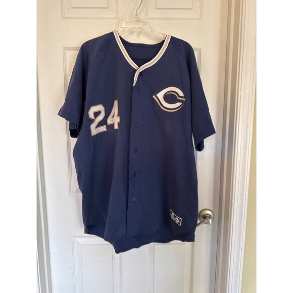 Russell Athletic Other - Russell Athletic Cincinnati Reds Number 24 Tony Perez Blue Jersey XL